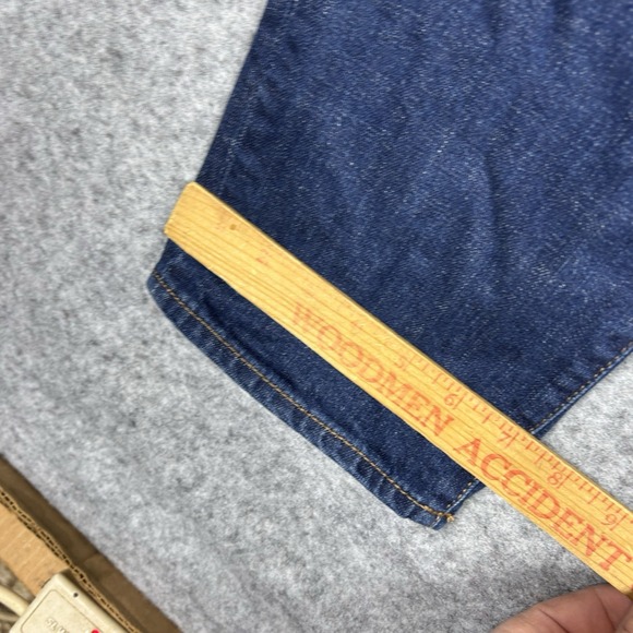 Buffalo David Bitton Relaxed Tapered / Ben Denim Blue Jeans Mens 31x34 - Picture 2 of 9